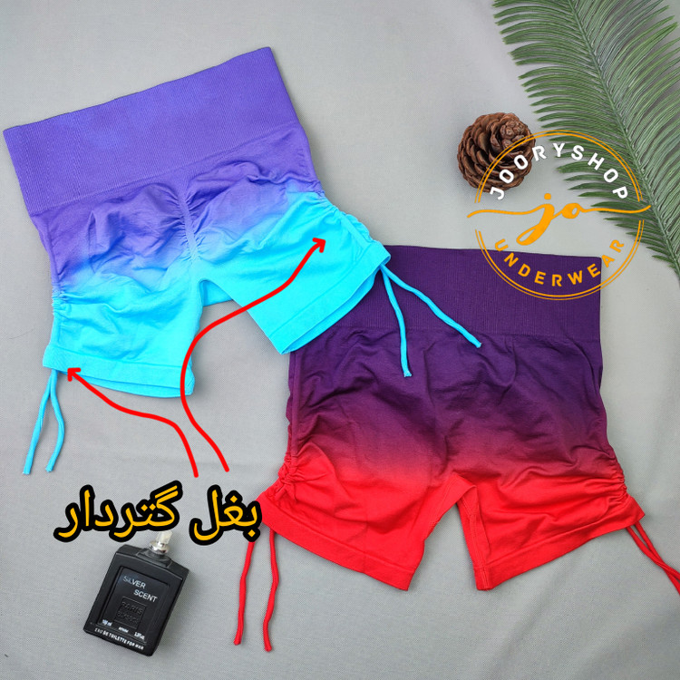 شورتک ورزشی آمبره گتردار شورتک سیملس پشت چیندار (جوری شاپ)